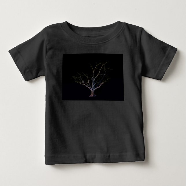 Dunkle Seite 2 cm Baby T-shirt (Vorderseite)