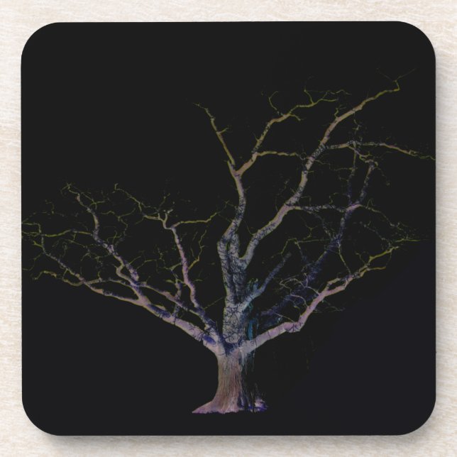 Dunkle Seite 2 Küste Getränkeuntersetzer (Vorderseite)