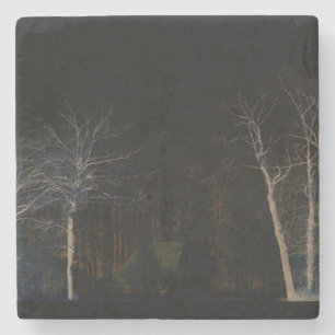 Dunkle Seite 4 Küste Steinuntersetzer