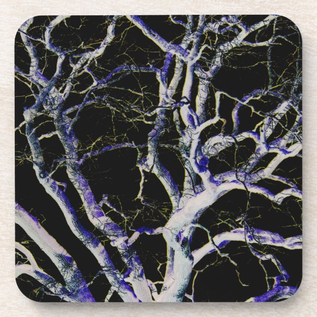 Dunkle Seite 5 Küste Getränkeuntersetzer (Vorderseite)