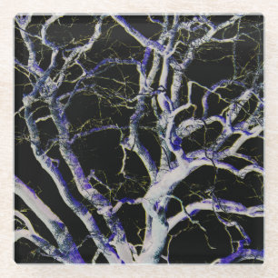 Dunkle Seite 5 Küste Glasuntersetzer