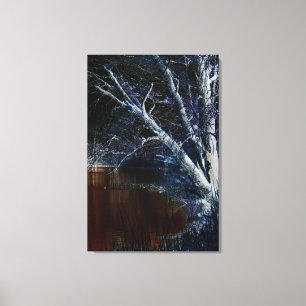 Dunkle Seite 7 24x36 (60x90cm) Waccnm Leinwanddruck