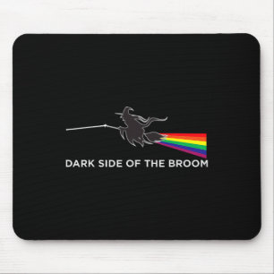 Dunkle Seite des Broom Clic Rock Witch Funny Hallo Mousepad