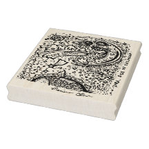 Dunkle Seite des Mondes Buchzeichen Holzkunst Brie