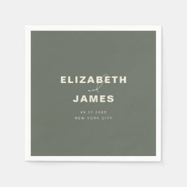 Dunkle Seite Grün Rustikale Moderne Minimalistisch Serviette