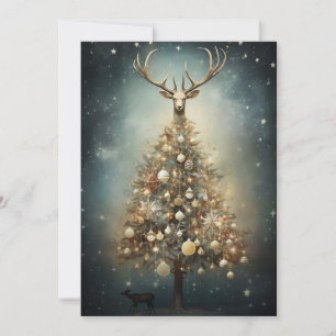 Dunkle seltsame, ungewöhnliche Weihnachtskarten Feiertagskarte