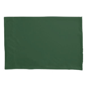 Dunkle Smaragdgrüne Solid-Farbe Kissenbezug