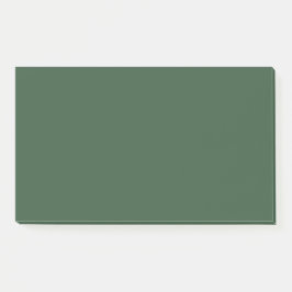 Dunkle Smaragdgrüne Solid-Farbe Post-it Klebezettel