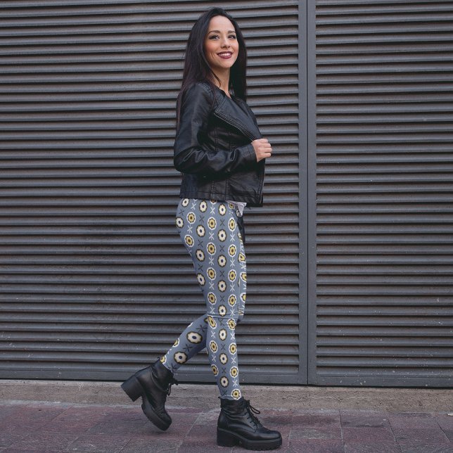 dunkle Sonnenblumen Leggings (Von Creator hochgeladen)