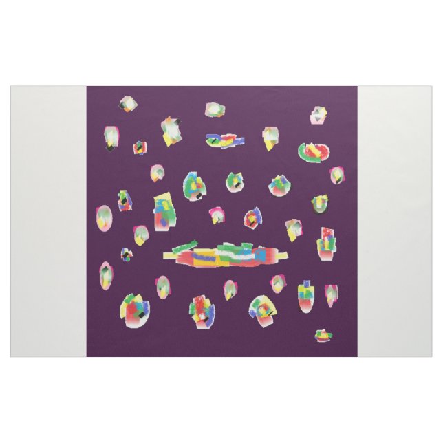 Dunkle spirituelle lila mit kunstgeschwungener Mis Stoff (Yard (91,4 cm))