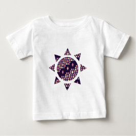 Dunkle Stadt Twilight Honeycomb und Diamond Sun Baby T-shirt