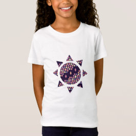 Dunkle Stadt Twilight Honeycomb und Diamond Sun T-Shirt