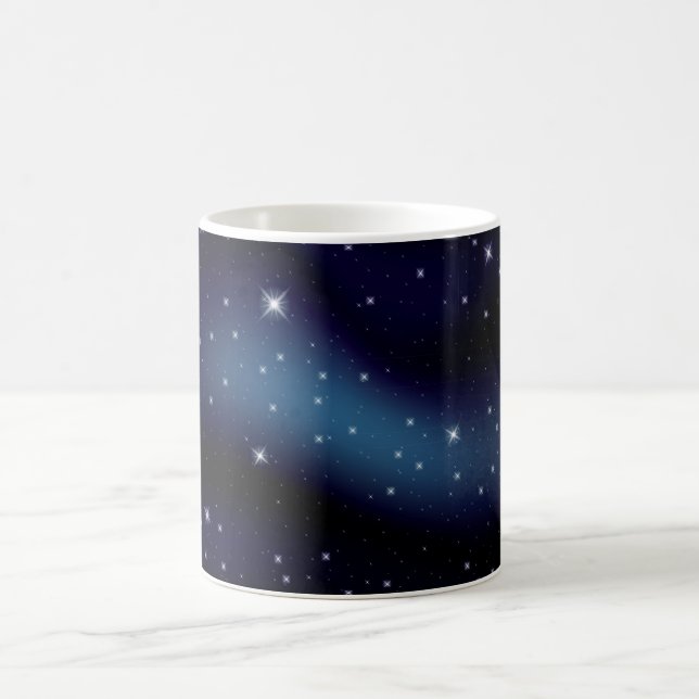 Dunkle sternenklare Konstellation Tasse (Mittel)