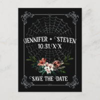Dunkle, stimmungsvolle Gothic-Hochzeit - Save the