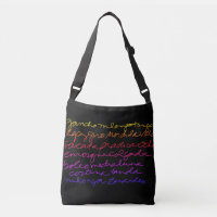 Dunkle Tango-Schuh-Tasche