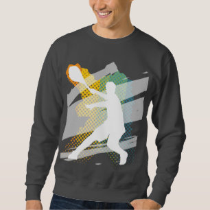 Dunkle Tennis Sweatshirt für Männer