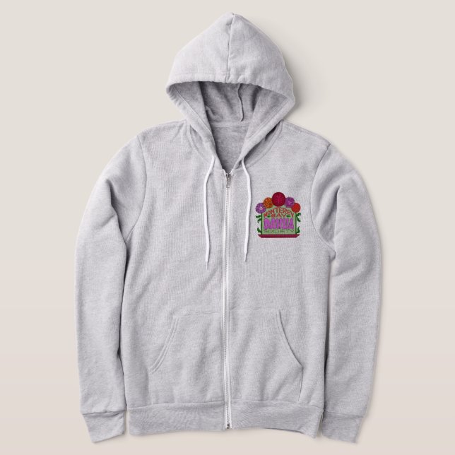 dunkle und launische Zip  Hoodie (Ablage )