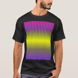 Dunkle und leichte Regenbogen (Streifen) T-Shirt