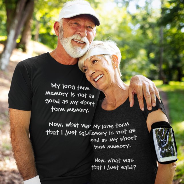 Dunkle Unisex T-Shirt (Memory Lapse Dark Unisex T-Shirt elderly couple)
