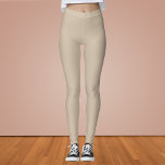 Dunkle Vanilla Solid Color Leggings<br><div class="desc">Dunkle Vanilla Solid Color</div>