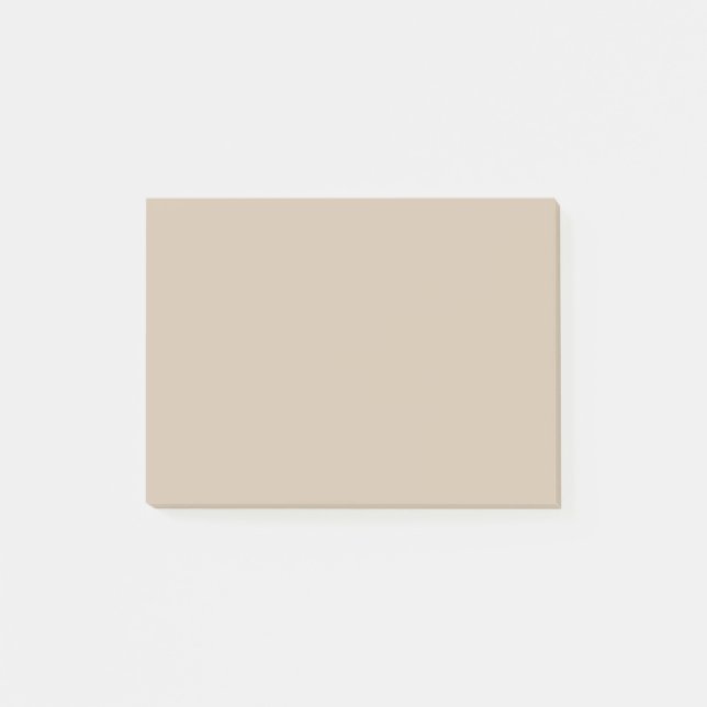 Dunkle Vanilla Solid Color Post-it Klebezettel (Vorderseite)