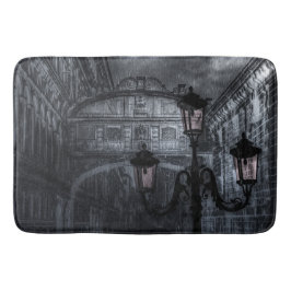 Dunkle Venedig Rain Bridge of Sights at Night Badematte