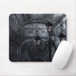 Dunkle Venedig Rain Bridge of Sights at Night Mousepad
