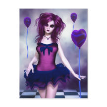 Dunkle Vergnügung Postkarte