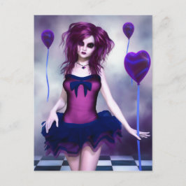 Dunkle Vergnügung Postkarte