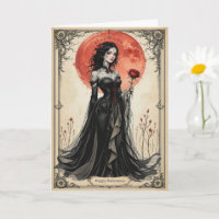 Dunkle Verzauberung Halloween Gotischer Glamour El