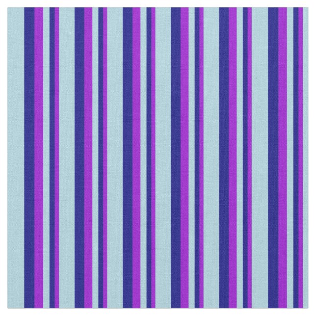 Dunkle Violette, blaues und hellblaues Muster Stoff (Nahaufnahme)