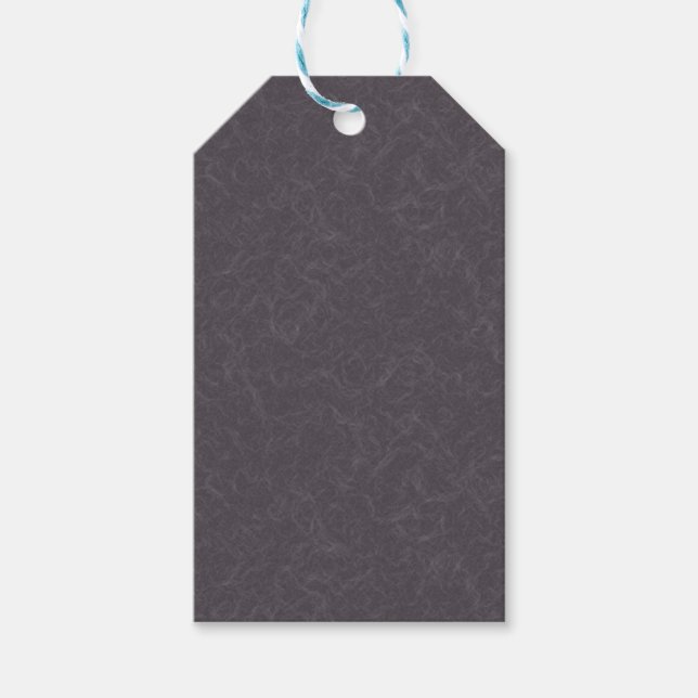 Dunkle violette texturierte Oberfläche mit wirbeln Geschenkanhänger (Vorderseite)