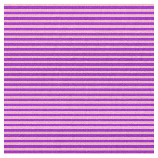 Dunkle Violette und hellrosa farbene Linien Stoff (Nahaufnahme)