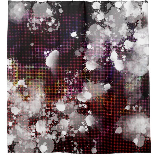 dunkle Vorbereitung Duschvorhang (Vorderseite)