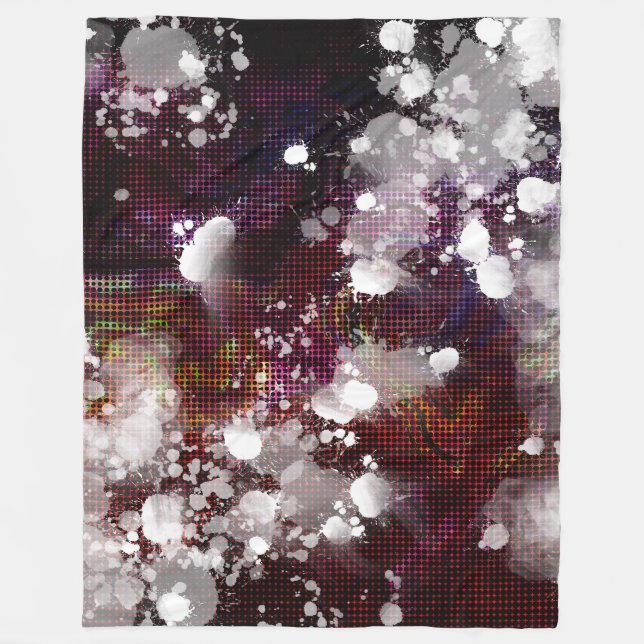 dunkle Vorbereitung Fleecedecke (Vorderseite)