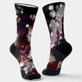 dunkle Vorbereitung Socken