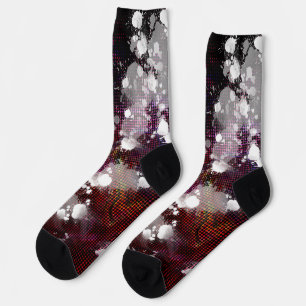 dunkle Vorbereitung Socken