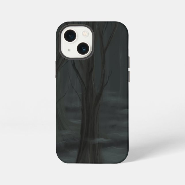 Dunkle Wälder iPhone Hülle (Rückseite)