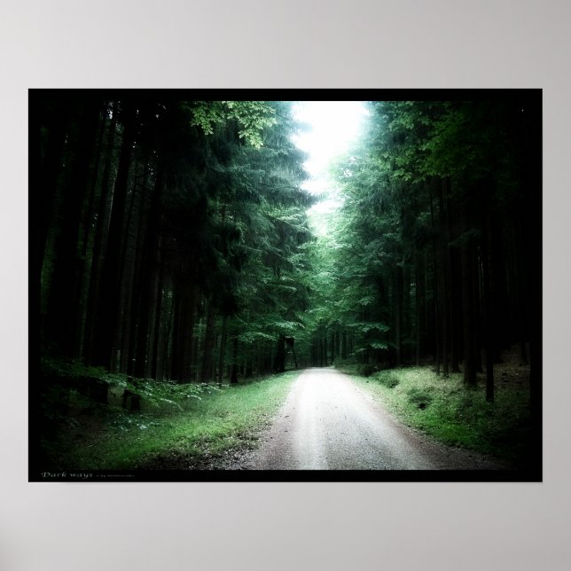 Dunkle Wege Poster (Vorne)