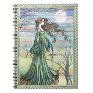Dunkle Winde des Morgan Notizbuch Notizblock