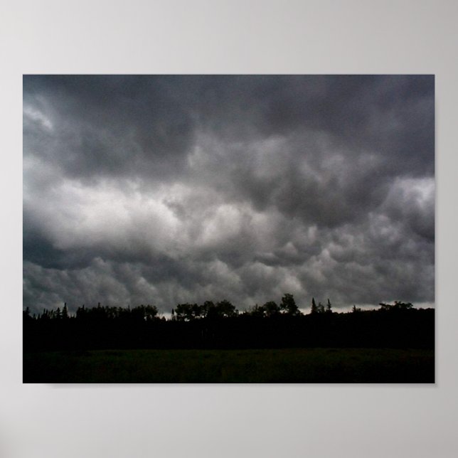 Dunkle Wolken (3) Poster (Vorne)