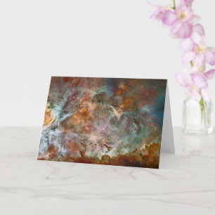 Dunkle Wolken von Carina Nebula Hubble Space Karte