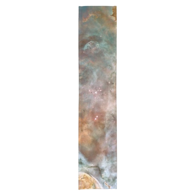 Dunkle Wolken von Carina Nebula Hubble Space Kurzer Tischläufer (Vorderseite)