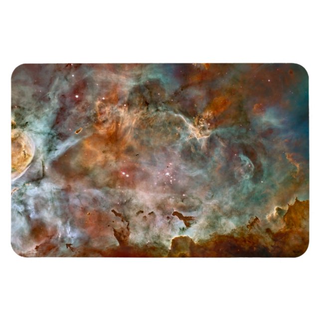 Dunkle Wolken von Carina Nebula Hubble Space Magnet (Horizontal)
