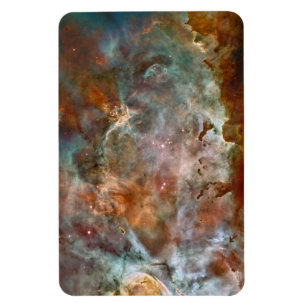 Dunkle Wolken von Carina Nebula Hubble Space Magnet