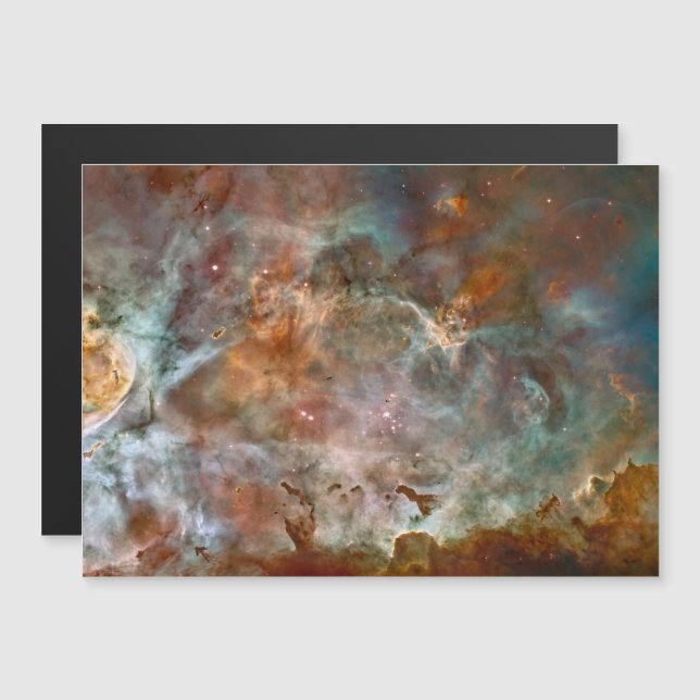 Dunkle Wolken von Carina Nebula Hubble Space Magnetkarte (Vorne/Hinten)
