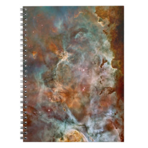 Dunkle Wolken von Carina Nebula Hubble Space Notizblock