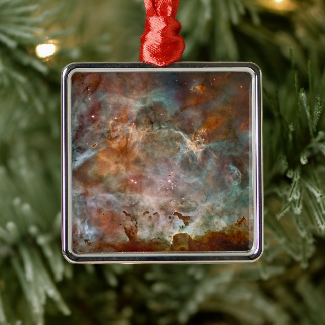 Dunkle Wolken von Carina Nebula Hubble Space Ornament Aus Metall (Baum)