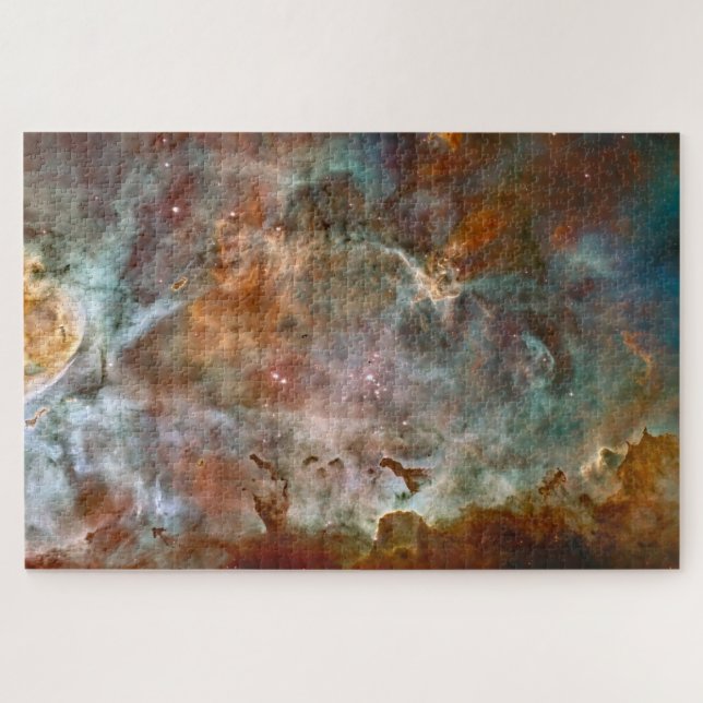 Dunkle Wolken von Carina Nebula Hubble Space Puzzle (Horizontal)