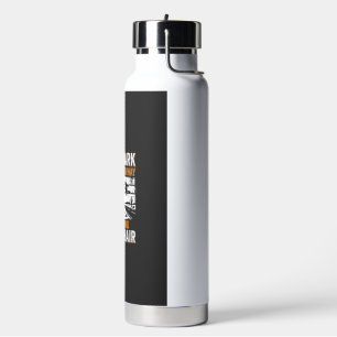 Dunkle Wüstenstraße-Kakteen-Sonnenuntergang-Design Trinkflasche